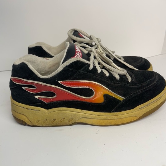 Vintage 2001 Mattel Hot Wheels Flame Shoes Cyber Skate GRAIL Adult Mens 9 RARE - Picture 3 of 7